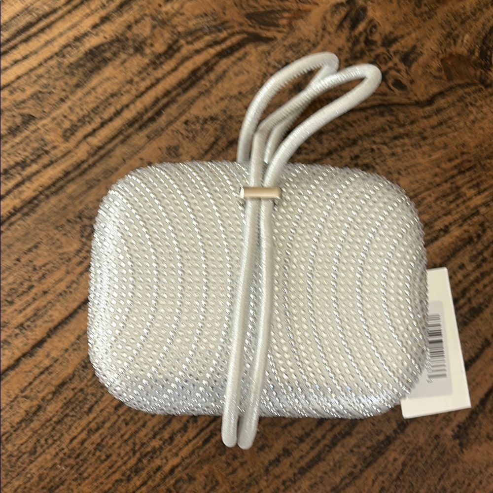 Nina Silver Elegant Clutch Wristlet